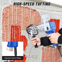 Electric Tufting Gun Kit ABS Material Blue Tufting Gun Starter fr Carpet Tufting