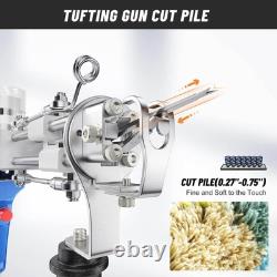 Electric Tufting Gun Kit ABS Material Blue Tufting Gun Starter fr Carpet Tufting