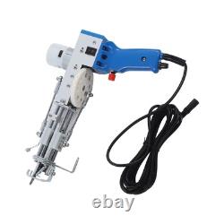 Electric Tufting Gun Kit ABS Material Blue Tufting Gun Starter fr Carpet Tufting