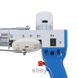 Electric Tufting Gun Kit ABS Material Blue Tufting Gun Starter fr Carpet Tufting