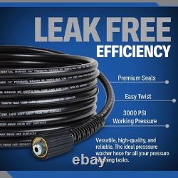 Essential Washer Brass Pressure Washer Gun and Hose Kit M22 Adaptors 18 Ext