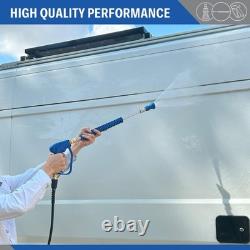 Essential Washer Brass Pressure Washer Gun and Hose Kit M22 Adaptors 18 Ext