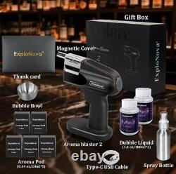 ExploNova Aroma Blaster 2 Cocktail Smoker Bubble Gun Kit