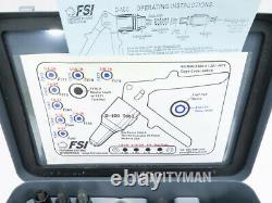 FSI Riveter Rivet Gun Kit Hydraulic Model D-100-Mil-1 Made in USA