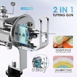 Fancybant Tufting Gun Starter Kit with Carpet Trimmer, 2 in 1 Cut Pile & Loop