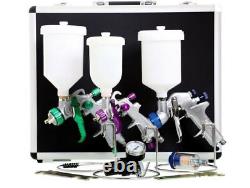 Fast Mover 3 Spray Gun Kit & Accessories in Case Deal Gravity Fed FMT4011