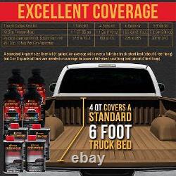 Field Drab Brown T78 Urethane Spray-On Truck Bed Liner, 2 Quart Spray Gun Kit