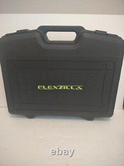 Flexzilla L1388LFZ Cordless Grease Gun Kit Light New 2 Batteries Quick Change