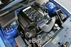 For Ford Mustang 05-10 Gun Metal Open Runner Plenum Engine Dress Up Kit