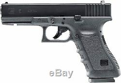 GLOCK 17 GEN3 Black Air Gun Air Pistol with CO2 Tanks and 1500ct Steel BBs Kit