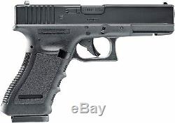 GLOCK 17 GEN3 Black Air Gun Air Pistol with CO2 Tanks and 1500ct Steel BBs Kit