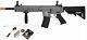 Grey Lancer Tactical Gen2 M4 Evo Aeg Airsoft Rifle Gun + 9.6 Battery Charger Kit
