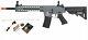 Grey Lancer Tactical Gen2 M4 Evo Aeg Keymod Airsoft Rifle Gun + 9.6 Battery Kit