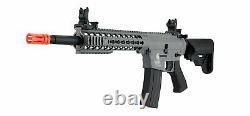 GREY Lancer Tactical GEN2 M4 EVO AEG KEYMOD Airsoft Rifle Gun + 9.6 Battery Kit