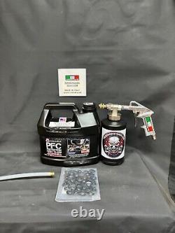 Gallon PFC Amber Pro Undercoat Spray Gun Kit 1 Cans, 360 Wand 50 Plugs
