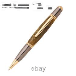 Gatsby Pen Kit Chrome 24 kt Gold Gunmetal Wood Woodturning Fast Shipping