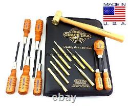 Grace 17pc Gunsmith Set Screwdrivers Brass Punches & Hammer Gun Care GCT-17 USA
