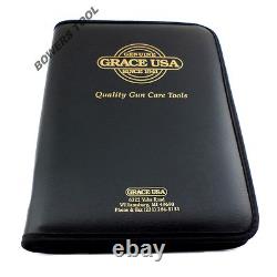 Grace 17pc Gunsmith Set Screwdrivers Brass Punches & Hammer Gun Care GCT-17 USA