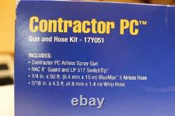 Graco 17Y051 Contractor PC Gun and Hose Kit 50 ft and 4.5 ft Whip Hose NEW ^