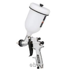 Gravity Feed Spray Gun Kit HVLP and Standard Adjustable Width 1.35Ib Durable