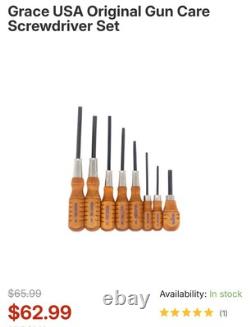 Gun Care Tool Set Tools for Gunsmiths, Includes Screwdrivers hammer 2 punch sets