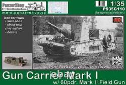 Gun Carrier Mk. I with60pdr Field Gun 1/35 PanzerShop PS35C110 WWI British Army