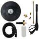 Gun Kit, Floor Scrubber, 25' Hose, 2 X Nozzles, Foam Lance, 1/4 & 3/8 Female Fi