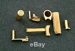Gun parts custom 24k, 18k, 14k, Gold Plated 9 Piece kit service, chapeado de partes