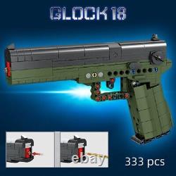 Guns Kit Revolving Pistol Sets SWAT Military WW2 Weapons Model Building Blocks