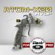 Hvlp Auto Spray Paint Gun Kit New Atom X20 Solvent/waterborne With Free Gunbudd