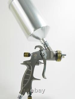 HVLP AUTO SPRAY PAINT GUN KIT New Atom X20 Solvent/Waterborne with FREE GUNBUDD