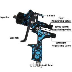 HVLP Air Spray Gun Gravity Feed 1.3MM Auto Car Paint Sprayer Spot Repair Kit