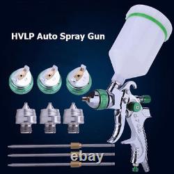 HVLP Auto Paint Air Spray Gun Gravity Feed Car Primer 1.4MM2.0MM Nozzle Kit