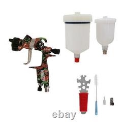HVLP Auto Paint Air Spray Gun Kits Gravity Feed Car Primer 1.3mm Nozzle 600ml