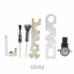 HVLP Paint Spray Gun Kit Gravity Air Feed Car Primer 1.0/1.4/1.8mm Nozzle With Box