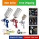 Hvlp Spray Gun Kit For Auto Paint Set Of 3 Sprayers 1.0mm, 1.4mm, 1.8mm Wit