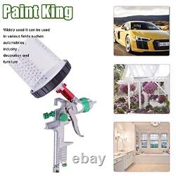 HVLP Spray Paint Gun Kit with Paint Mixing Quick Cup with 1.4 1.7 2.0 MM Nozz