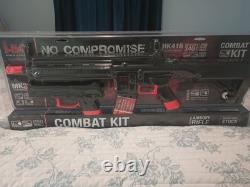 H&K Airsoft HK416 Full Auto Rifle + MK23 Pistol. 177 Umarex Combat Kit NEW