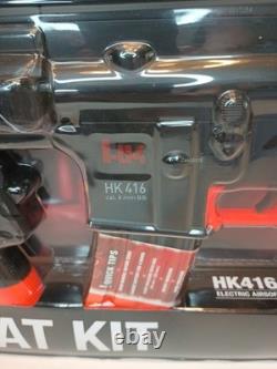 H&K Airsoft HK416 Full Auto Rifle + MK23 Pistol. 177 Umarex Combat Kit NEW