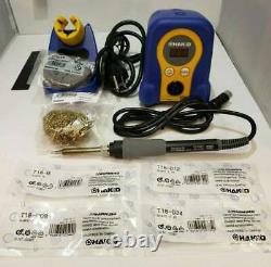 Hakko FX888D-23BY Soldering Station with T18-B/D08/D12/D24 Tips