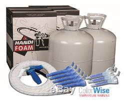 Handi-Foam 1200 BF Closed Cell Spray Foam Insulation Kit (2 Kits 1 Gun/Hose)