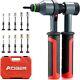 Heavy-duty Nutsert Gun Kit With 10 Mandrels & 100 Rivnuts Easy Operation