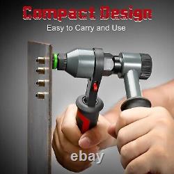 Heavy-Duty Nutsert Gun Kit with 10 Mandrels & 100 Rivnuts Easy Operation