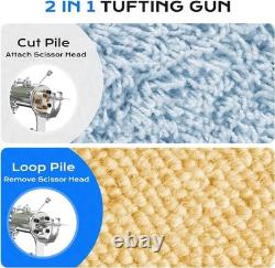 High-Efficiency Tufting Gun Starter Kit 80-100x Faster, All-Inclusive Craft Set