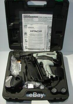 -Hitachi NT65GB P9 KIT 2-1/216GA Gas Angle Nail Gun 2019 110-240v+car ch. 12v