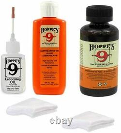 Hoppes Elite Gun Cleaning Kit. 38.45 Cal. Gun Oil, Patches With Case