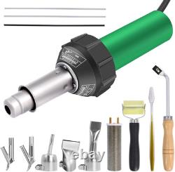 Hot Air Plastic Welder 1600W 100V Heat Gun Plastic Welding Kit for Vinyl PVC T