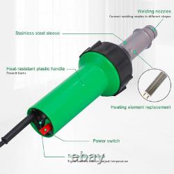 Hot Air Plastic Welder 1600W 100V Heat Gun Plastic Welding Kit for Vinyl PVC T