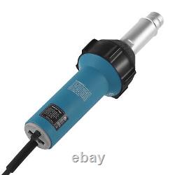 Hot Air Plastic Welder Tool Kit 1600W Welding Heating Gun Torch with 5 Nozzles