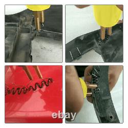 Hot Stapler Plastic Welder Welding Repair Kit Gun Car Bumper Repair +700 Staples